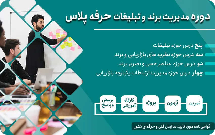 دوره مدیر برند و تبلیغات حرفه پلاس